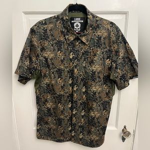 Zero Foxtrot Surf Shirt - Flecktarn Camo - Large